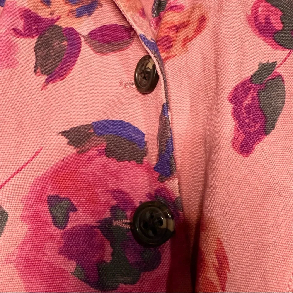 CAbi Pink Floral Blazer
